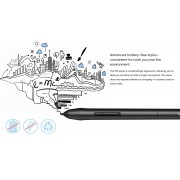 XP-PEN ταμπλέτα σχεδίασης με γραφίδα Star 03 V2, 228.8x152.6mm, μαύρο