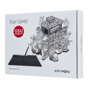 XP-PEN ταμπλέτα σχεδίασης με γραφίδα Star G640, 152.4x101.6mm, μαύρο