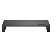 BRATECK επιτραπέζια βάση για οθόνη/laptop STB-118 με 3x USB θύρες, 17-32", έως 20kg, μαύρη