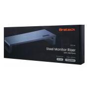 BRATECK επιτραπέζια βάση για οθόνη/laptop STB-118 με 3x USB θύρες, 17-32", έως 20kg, μαύρη