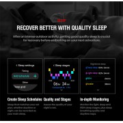 ZEBLAZE smartwatch Stratos 4 με φακό, heart rate, 1.43" AMOLED, GPS, 5 ΑΤΜ, MIL-STD-810H, μαύρο