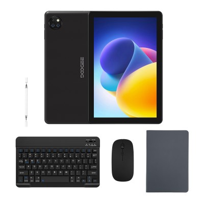 DOOGEE tablet T10W με πληκτρολόγιο/ποντίκι/στυλό αφής/θήκη, 10.1", 4/128GB, 4G, Android 14, 8000mAh, μαύρο
