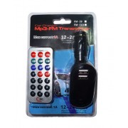 Car FM Transmitter T26 με LCD οθόνη, USB, SD, μαύρο