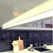 POWERTECH LED φωτιστικό τοίχου T5-0001-150 22W, 4000K, 150cm IP20, λευκό