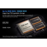 ULEFONE tablet Tab A9 Pro Kids, 8.68", 4/128GB, 4G, Android 15, 5040mAh, μπλε