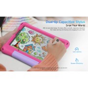 ULEFONE tablet Tab A9 Pro Kids, 8.68", 4/128GB, 4G, Android 15, 5040mAh, ροζ