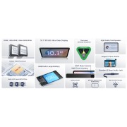 DOOGEE tablet Tab A9 Pro με πληκτρολόγιο/ποντίκι/στυλό αφής/θήκη, 10.1", 4/128GB, Android 15, 6580mAh, μπλε