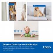 TP-LINK smart κάμερα Tapo C125, 2K, motion detection, Wi-Fi, Ver. 1.0