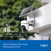 TP-LINK smart ηλιακή κάμερα Tapo C610 KIT, 2K/3MP, WiFi, PTZ, SD, IP65, EU/1.0