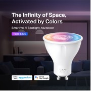 TP-LINK LED smart λάμπα spot Tapo L630, WiFi, 3.7W, RGB, GU10, Ver 1.0