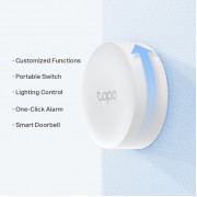 TP-LINK smart διακόπτης Tapo S200B, με μπαταρία, 868MHz, Ver 1.0