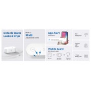 TP-LINK smart αισθητήρας πλημμύρας Tapo T300, 868MHz, Ver 1.0