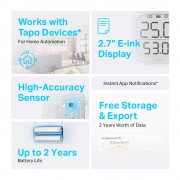 TP-LINK smart θερμόμετρο & υγρασιόμετρο Tapo T315, -20~60 °C, Ver 1.0