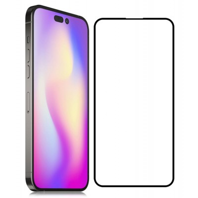 POWERTECH tempered glass 5D TGC-0581, iPhone 14 Plus, full glue, μαύρο