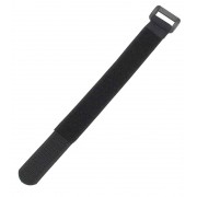 POWERTECH ιμάντας τύπου velcro TIES-027, 60x2cm, μαύρος, 10τμχ