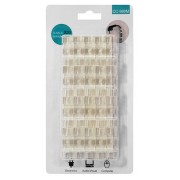 POWERTECH οργανωτής καλωδίων TIES-032, 3.3x1x1cm, διαφανές, 20τμχ
