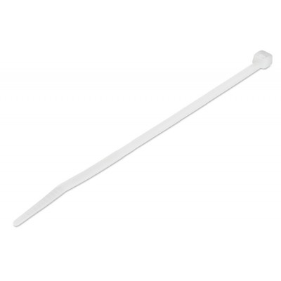 POWERTECH δεματικά καλωδίων TIES-057, 350x4.8mm, λευκά, 100τμχ