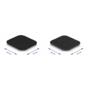 Αυτοκόλλητα τύπου Velcro TIES-067 σε ρολό 5m, 45x50mm, μαύρο