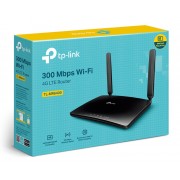 TP-LINK Wireless N Router TL-MR6400, 4G LTE, Wi-Fi 300Mbps, Ver. 4.0