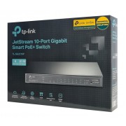 TP-LINK JetStream switch TL-SG2210P, 10-Port Gigabit, 8x PoE+, Ver. 5.0