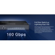 TP-LINK L2+ managed switch TL-SX3008F, 8-Ports 10Gbps SFP+, Ver. 1.0