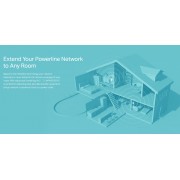 TP-LINK Wi-Fi AV600 Powerline Extender Kit TL-WPA4220, 300Mbps, Ver. 4.0