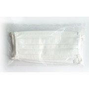 Μάσκα προστασίας βαμβακερή TMV-0033, επαναχρησιμοποιούμενη, λευκή, 3τμχ