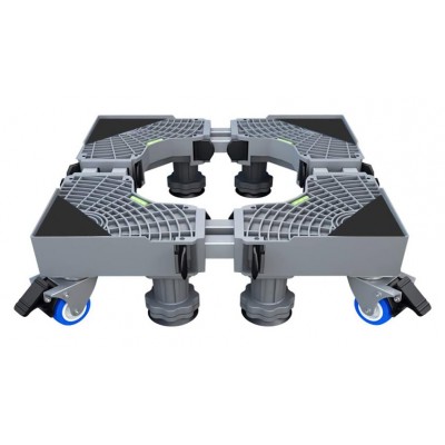 Βάση λευκών συσκευών TOOL-0066 με ρόδες, ρυθμιζόμενη, max 600kg, γκρι
