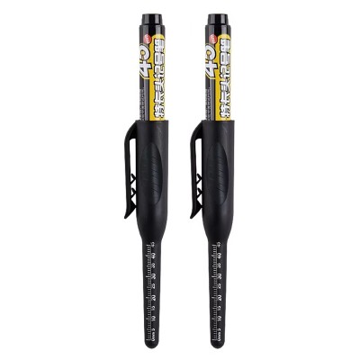 Ανεξίτηλος μαρκαδόρος σημαδέματος TOOL-0098 με μακριά μύτη, 45mm, μαύρος, 2τμχ