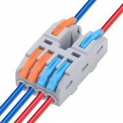 POWERTECH κλέμα σύνδεσης καλωδίων TOOL-0107, 4pin προς 2pin, 5τμχ POWERTECH κλέμα σύνδεσης καλωδίων TOOL-0107, 4pin προς 2pin, 5τμχ