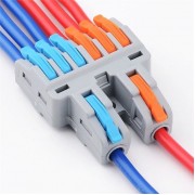 POWERTECH κλέμα σύνδεσης καλωδίων TOOL-0108, 6pin προς 2pin, 5τμχ POWERTECH κλέμα σύνδεσης καλωδίων TOOL-0108, 6pin προς 2pin, 5τμχ