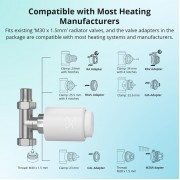 SONOFF smart θερμοστατική βαλβίδα για καλοριφέρ TRVZB, M30x1.5, 48x76mm, 6-28°C
