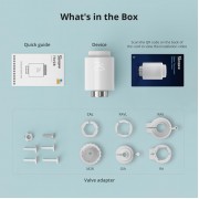 SONOFF smart θερμοστατική βαλβίδα για καλοριφέρ TRVZB, M30x1.5, 48x76mm, 6-28°C