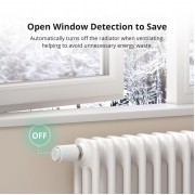 SONOFF smart θερμοστατική βαλβίδα για καλοριφέρ TRVZB, M30x1.5, 48x76mm, 6-28°C