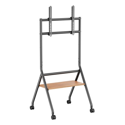 BRATECK βάση τηλεόρασης δαπέδου TTF13E-46FW, 37-86", έως 80kg, με ράφι & ροδάκια