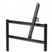 BRATECK βάση τηλεόρασης δαπέδου TTF13E-46FW, 37-86", έως 80kg, με ράφι & ροδάκια