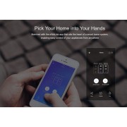 SONOFF smart διακόπτης ΤΧ-T3EU2C, αφής, Wi-Fi, διπλός, μαύρος