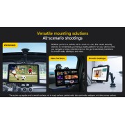 ULEFONE βάση tablet αυτοκινήτου UAN02 για ταμπλό, μαύρη