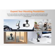 ULEFONE βάση smartphone αυτοκινήτου UAN15 για ταμπλό, 58-100mm x 120mm, μαύρη