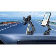 ULEFONE βάση smartphone αυτοκινήτου UAN16 για ταμπλό, 58-100mm x 146mm, μαύρη