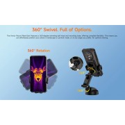 ULEFONE βάση smartphone αυτοκινήτου UAN16 για ταμπλό, 58-100mm x 146mm, μαύρη