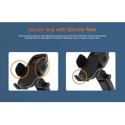 ULEFONE βάση smartphone αυτοκινήτου UAN16 για ταμπλό, 58-100mm x 146mm, μαύρη