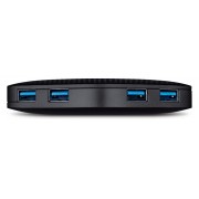 TP-LINK USB hub UH400, 4x θυρών, 5Gbps, USB σύνδεση, μαύρο, Ver. 3.0