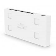 UBIQUITI router UISP-R, 8x Gigabit Ethernet Θύρες, 1000Mbps, PoE 30W