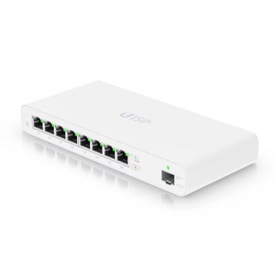 UBIQUITI router UISP-R, 8x Gigabit Ethernet Θύρες, 1000Mbps, PoE 30W