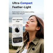 UPTECH ασύρματα μικρόφωνα UPW-M9MAX με θήκη φόρτισης, USB-C, 2.4GHz, μαύρο