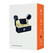 UPTECH ασύρματα μικρόφωνα UPW-M9MAX με θήκη φόρτισης, USB-C, 2.4GHz, μαύρο