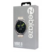 ZEBLAZE smartwatch Vibe 8 με φακό, heart rate, 1.43" AMOLED, 5 ΑΤΜ, MIL-STD-810H, μαύρο