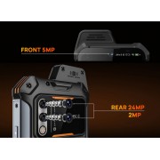 UNIWA smartphone W888, 6.3" HD+, 4/64GB, ηχείο 2W, Atex Zone 2, IP68, μαύρο