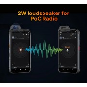 UNIWA smartphone W888, 6.3" HD+, 4/64GB, ηχείο 2W, Atex Zone 2, IP68, μαύρο